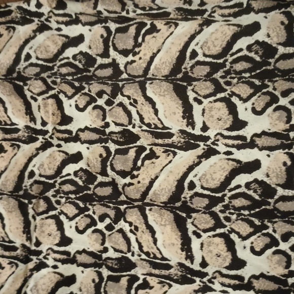 LOYD/FORD Black Tan Zoomed Animal Print Slip Mini Silk Dress A34 - Picture 2 of 8